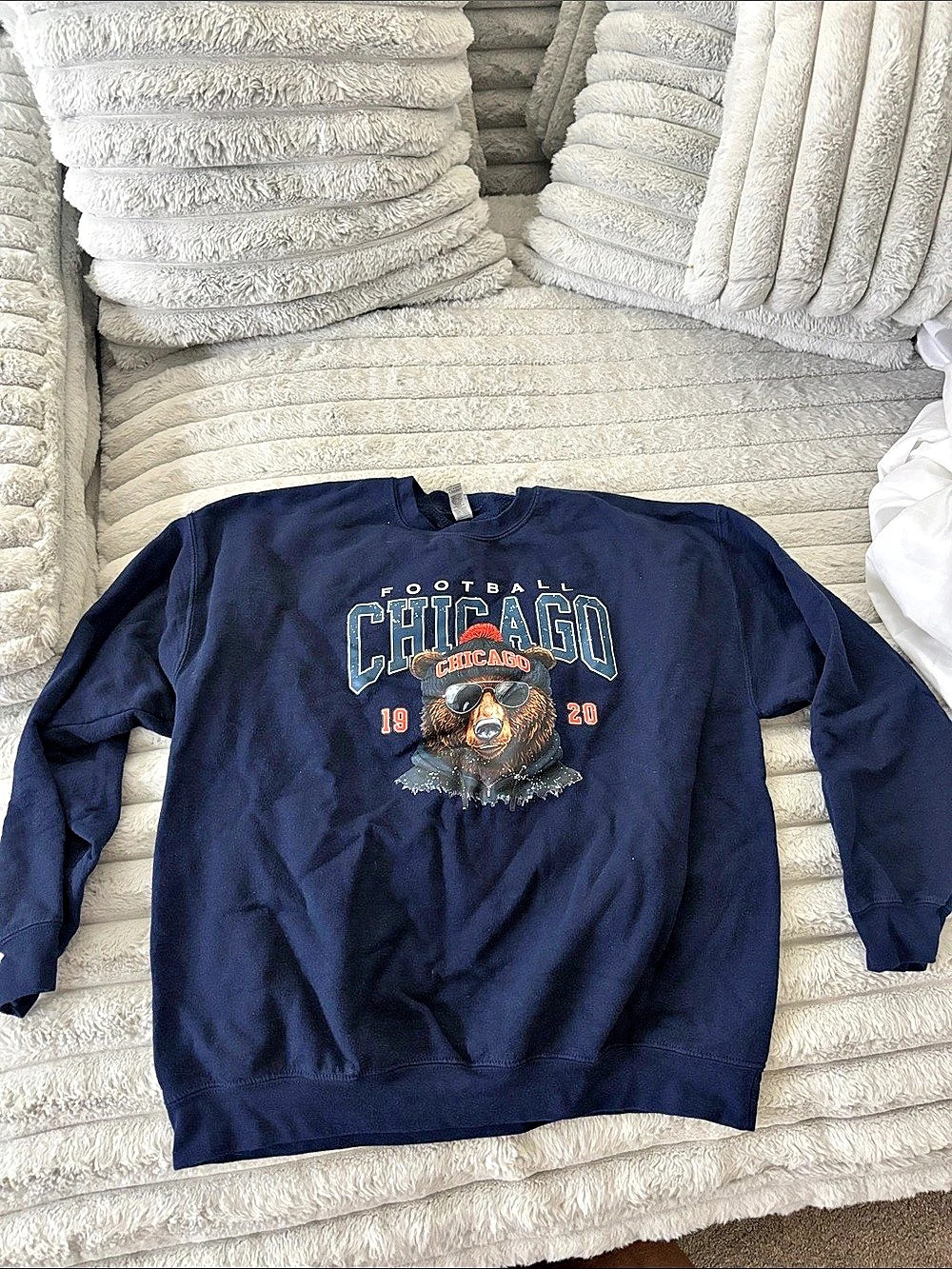 Chicago Football Bear Graphic Sweatshirt
